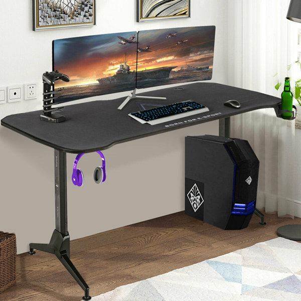 Inbox Zero Height Adjustable Desk Wayfair